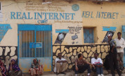 Etiopija internet cafe