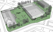 Skica načrta projekta športnega parka Trnovo