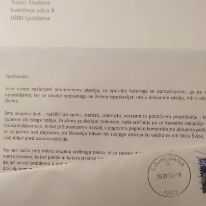 Prejeli smo: Anonimni poziv za idejo »dva mandata«