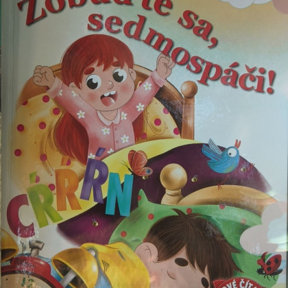 Slovaška otroška knjiga z naslovom Zbudite se, zaspančki.