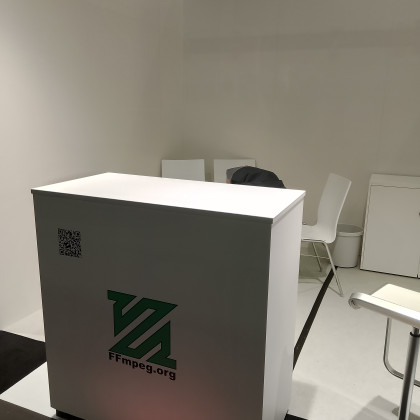Razstavni prostor odprtokodnega projekta FFmpeg - programa za pretvorbo videa