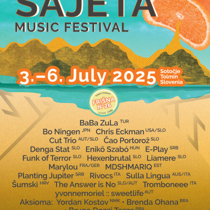 Sajeta 2025, prvič