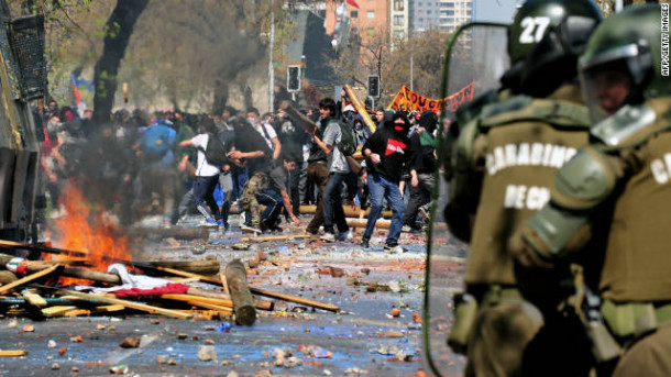 Študentski protesti v Čilu
