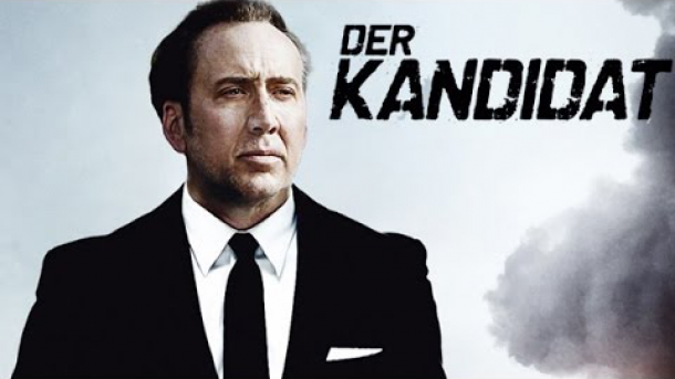 Plakat za nemško sinhronizacijo filma z naslovom Der Kandidat