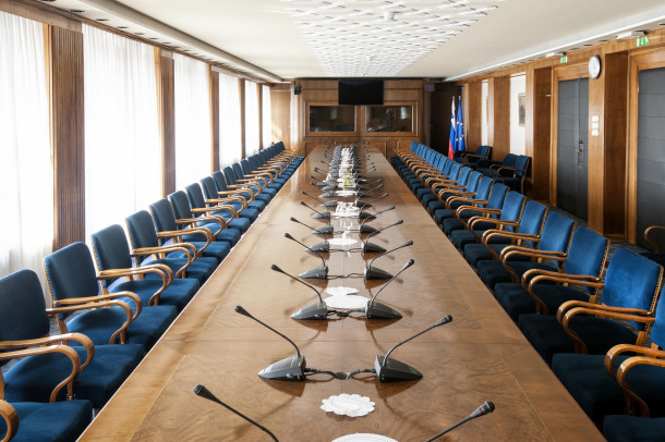 Konferenčna soba v Državnem zboru Republike Slovenije (foto: arhiv DZ RS)