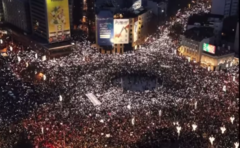 Največji srbski protesti od leta 2000