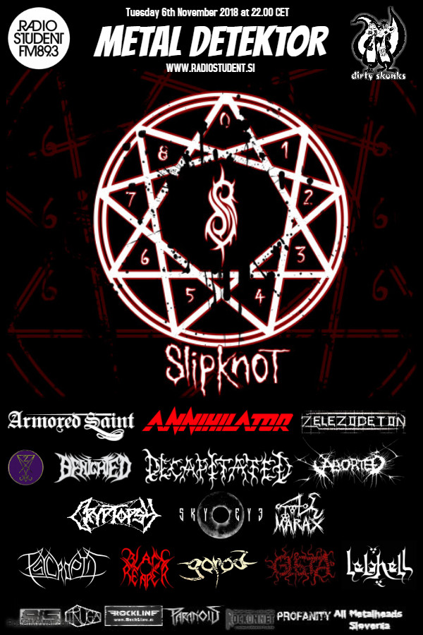 Metal detektor: Slipknot