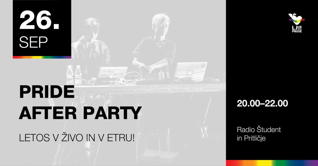 Pride After Party, letos tudi v etru!